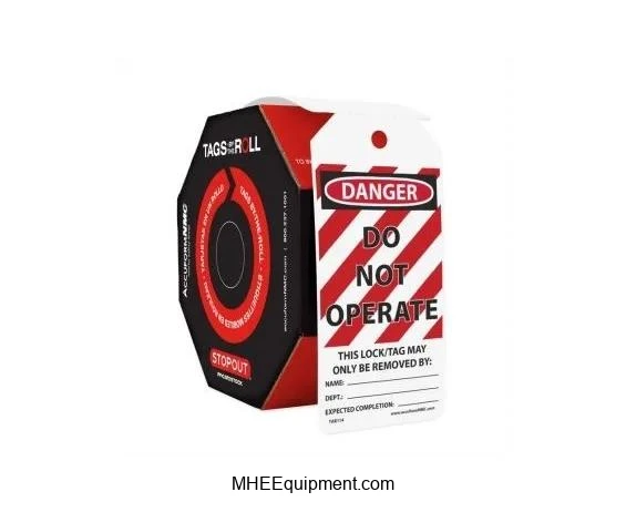 Tags By-The-Roll Stopout General Safety Tags