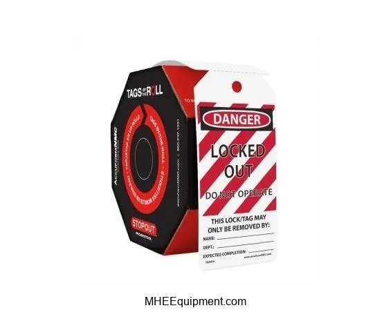 Tags By-The-Roll Stopout General Safety Tags