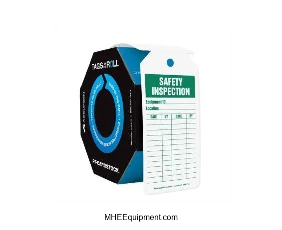 Tags By-The-Roll Inspection & Status Record Tags