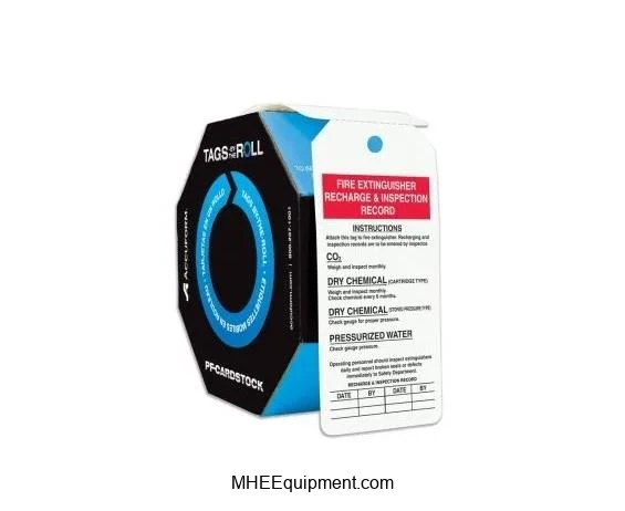 Tags By-The-Roll Inspection & Status Record Tags